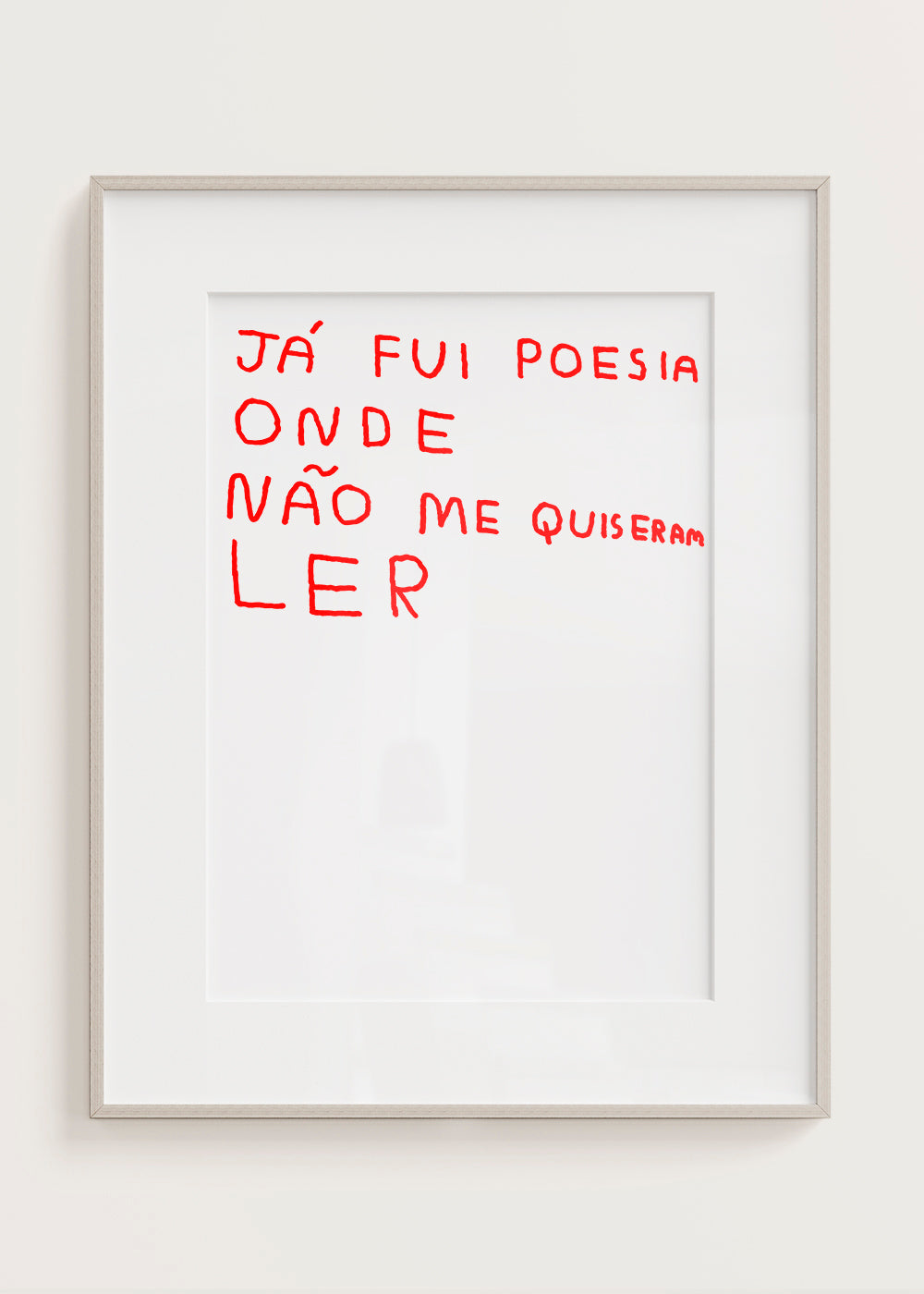 JÁ FUI POESIA