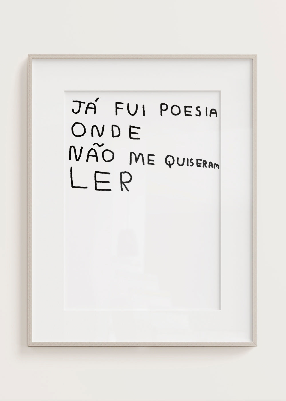 JÁ FUI POESIA