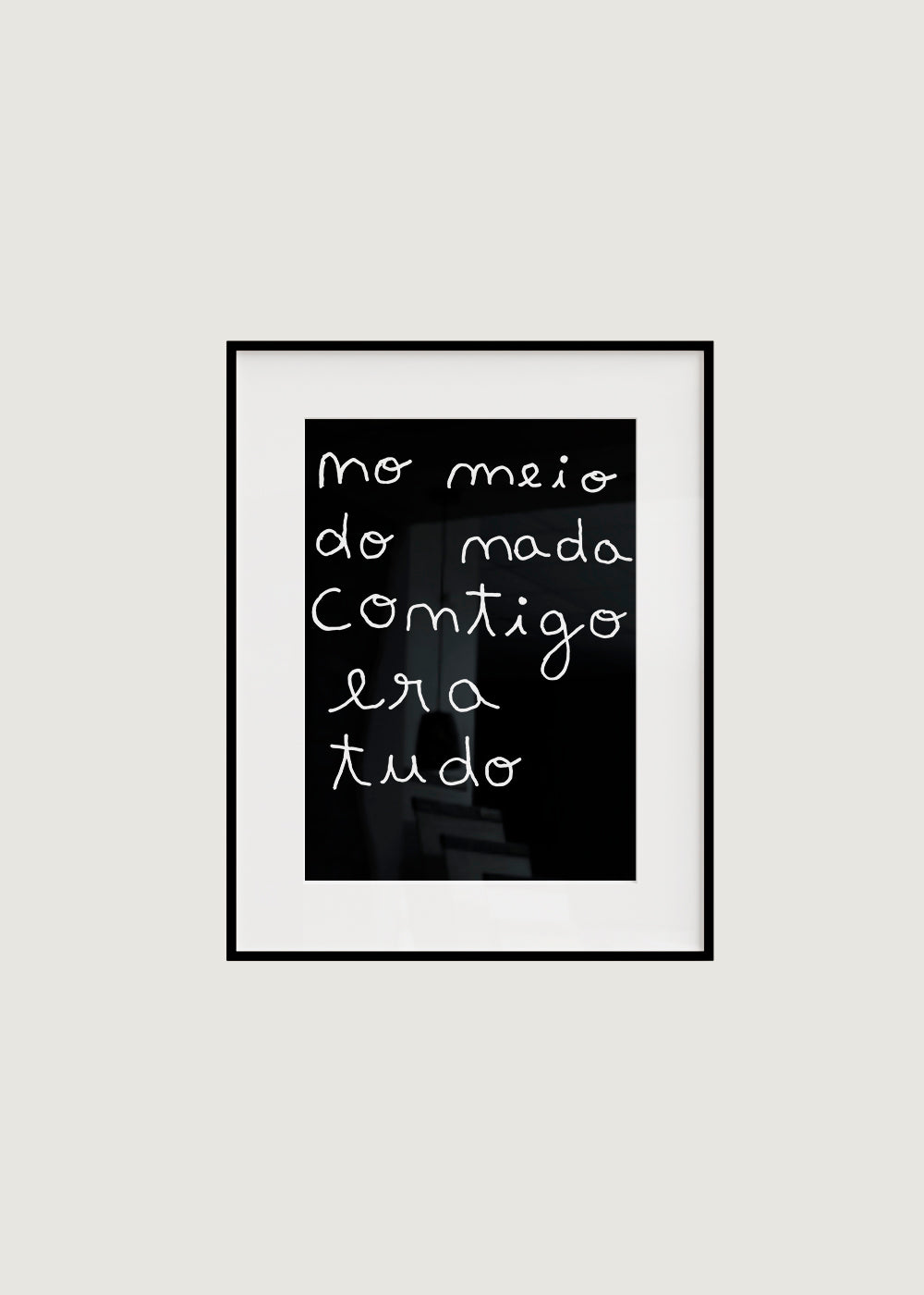 NO MEIO DO NADA CONTIGO ERA TUDO