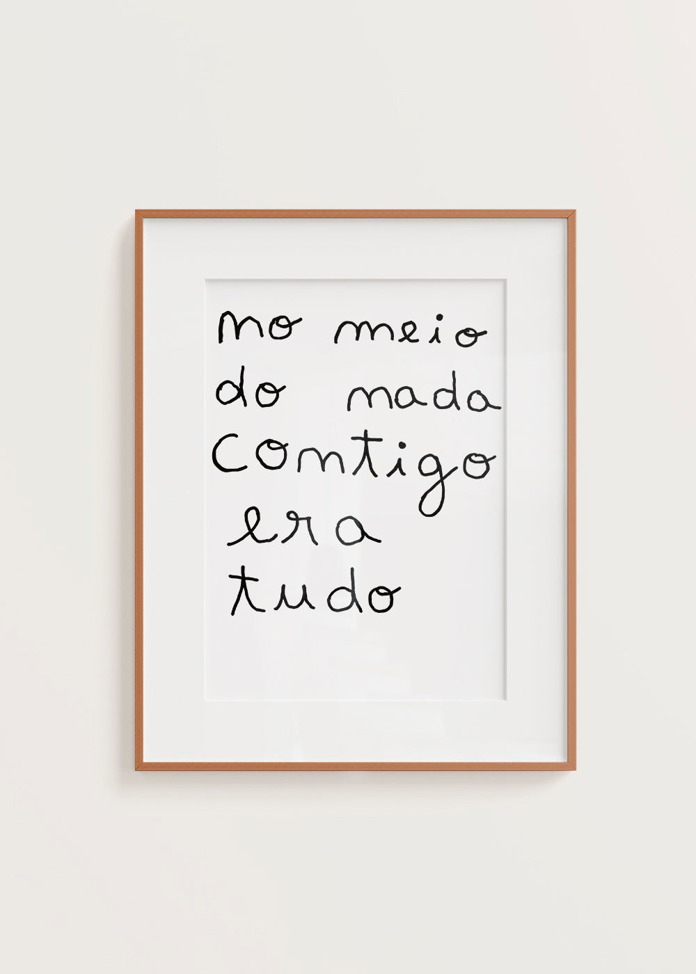 NO MEIO DO NADA CONTIGO ERA TUDO