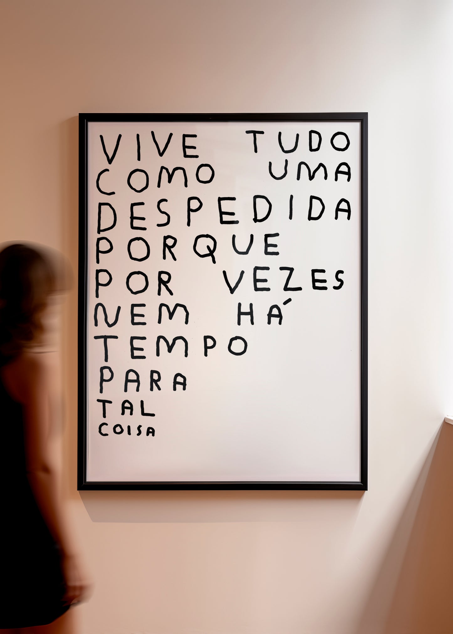 VIVE TUDO COMO UMA DESPEDIDA