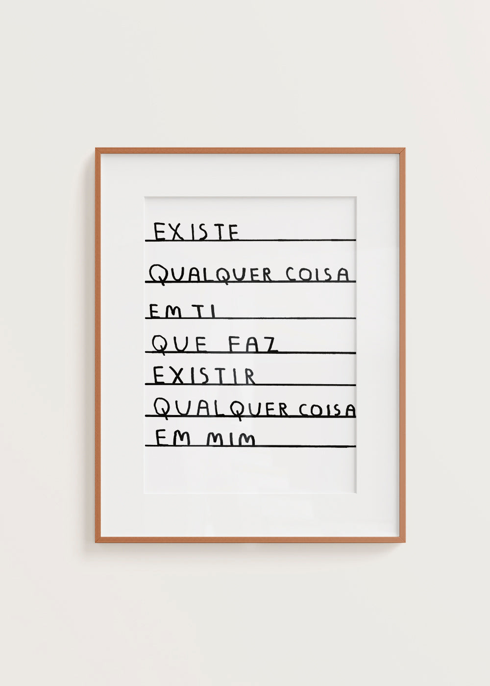 EXISTE QUALQUER COISA