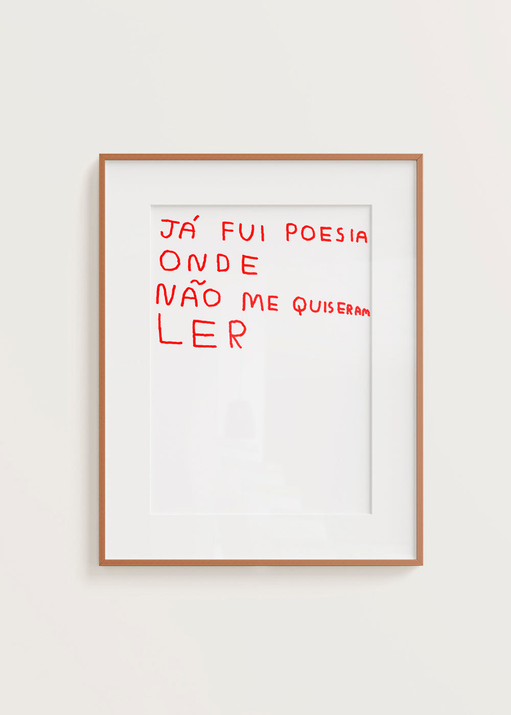 JÁ FUI POESIA