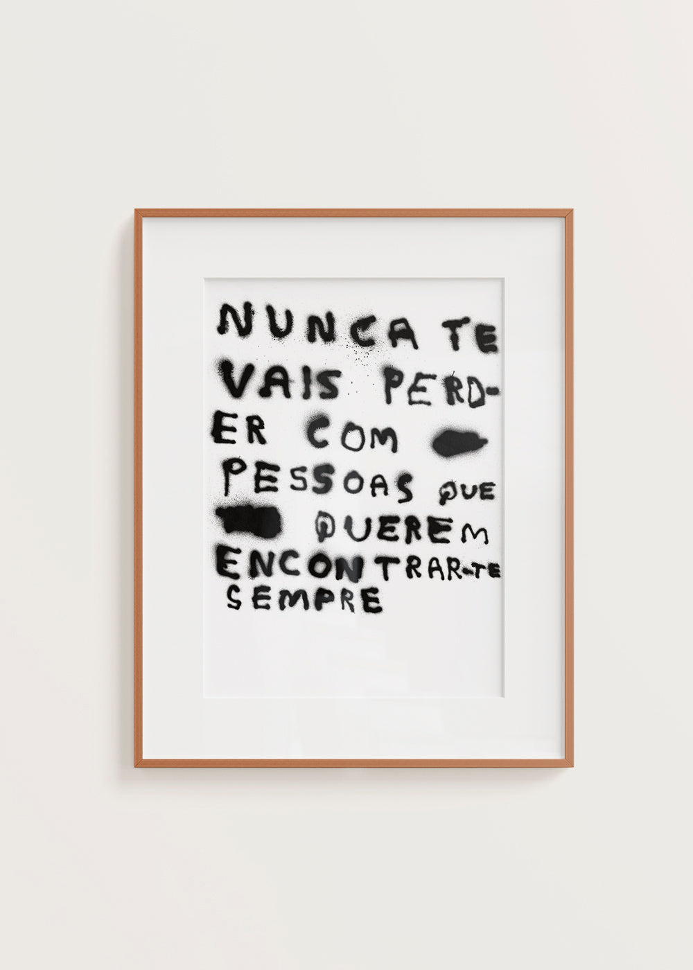 NUNCA TE VAIS PERDER