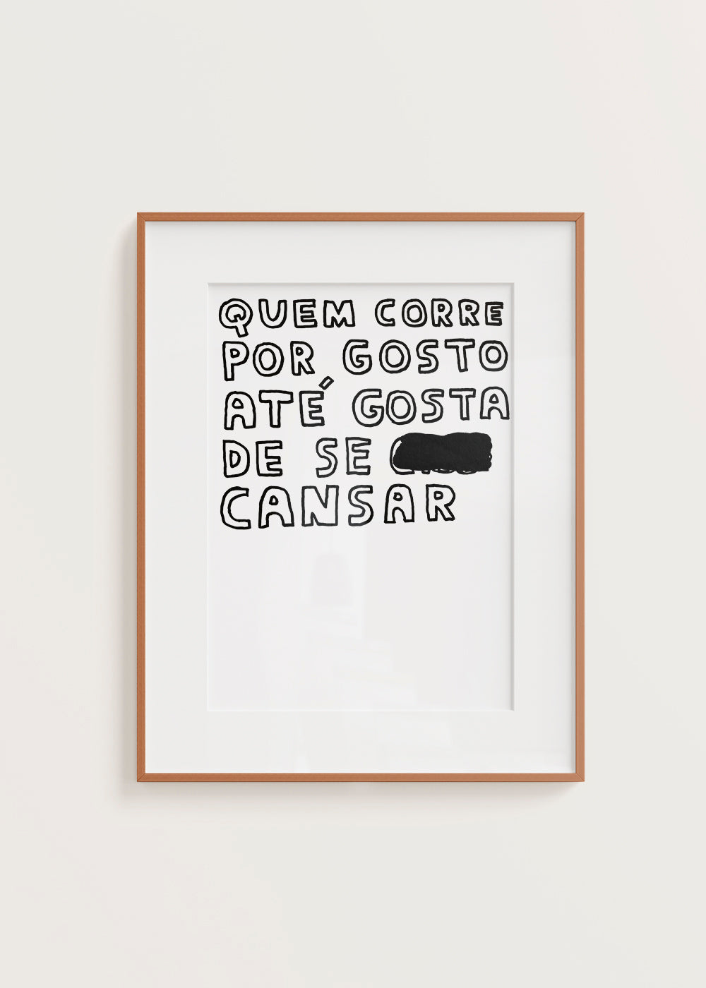 QUEM CORRE POR GOSTO