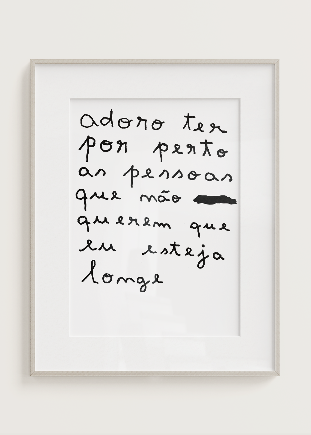 ADORO TER POR PERTO