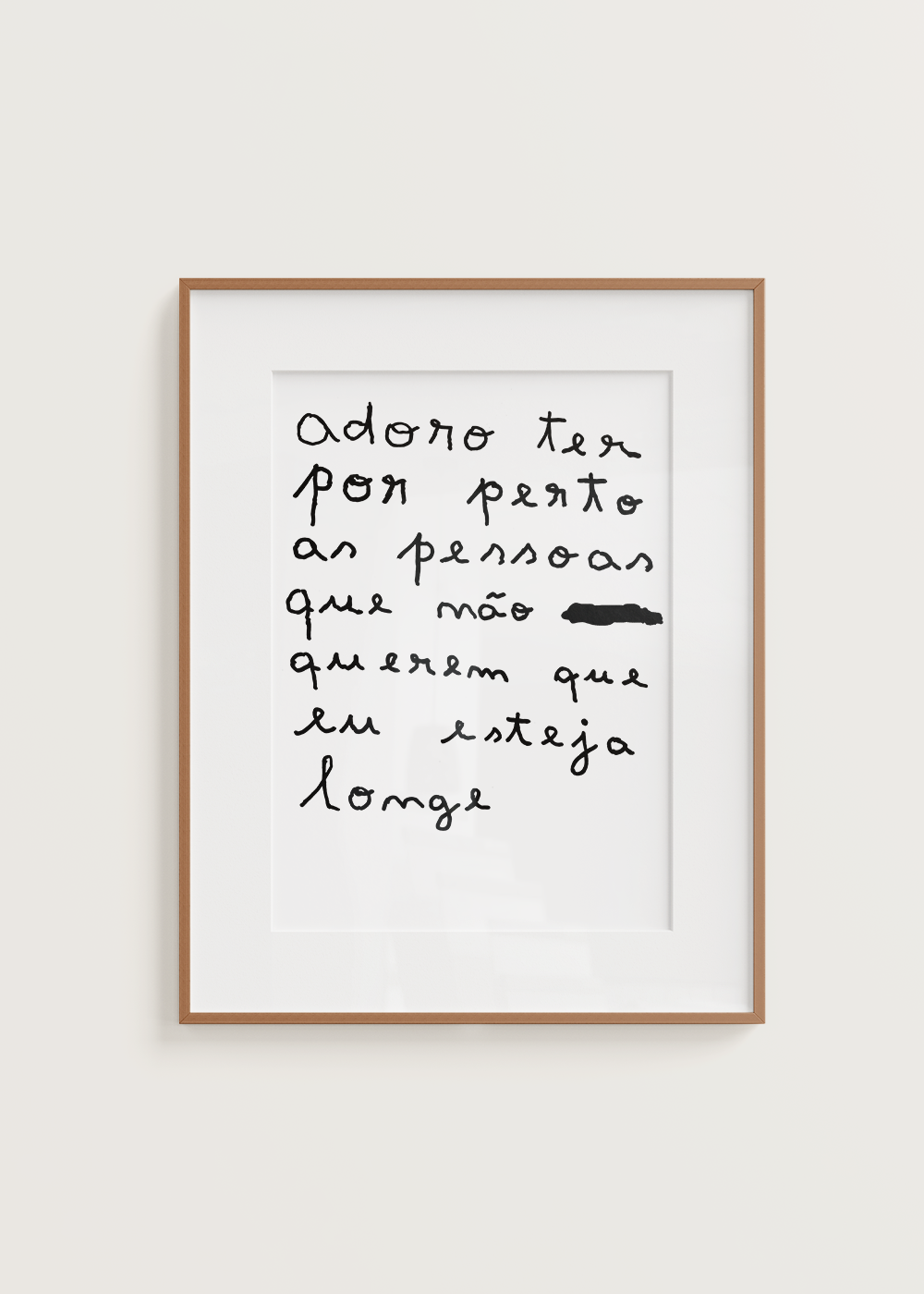 ADORO TER POR PERTO
