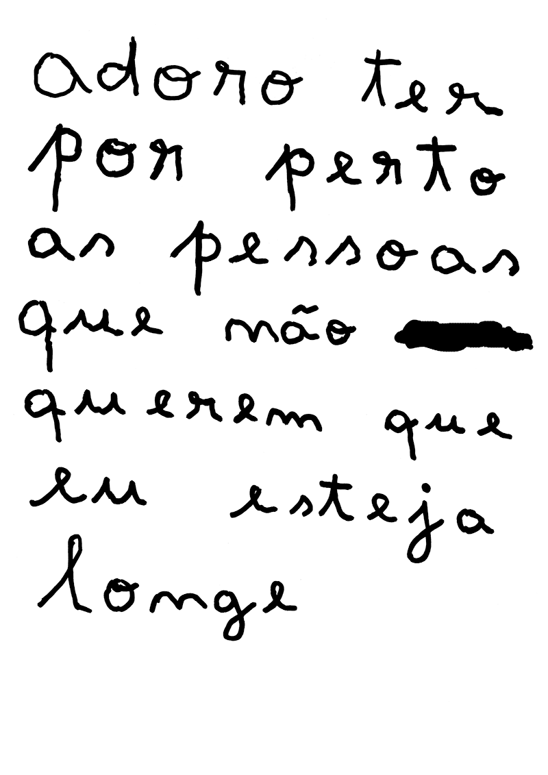 ADORO TER POR PERTO