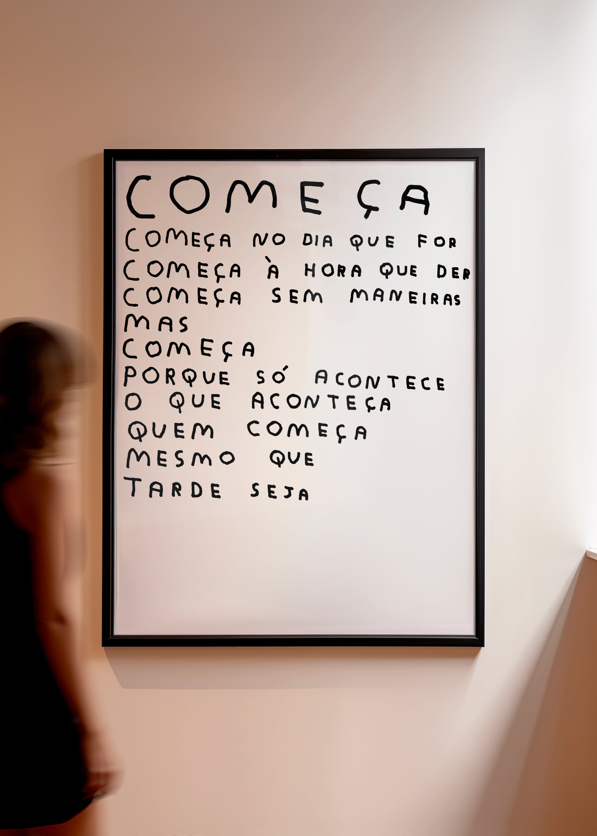 COMEÇA MESMO QUE TARDE SEJA