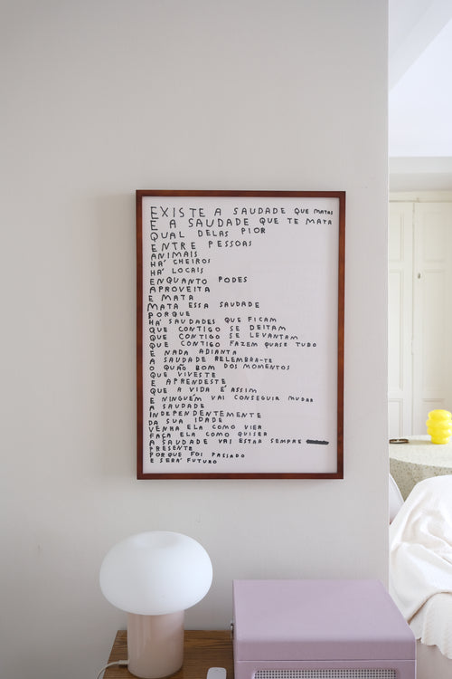A SAUDADE QUE MATAS