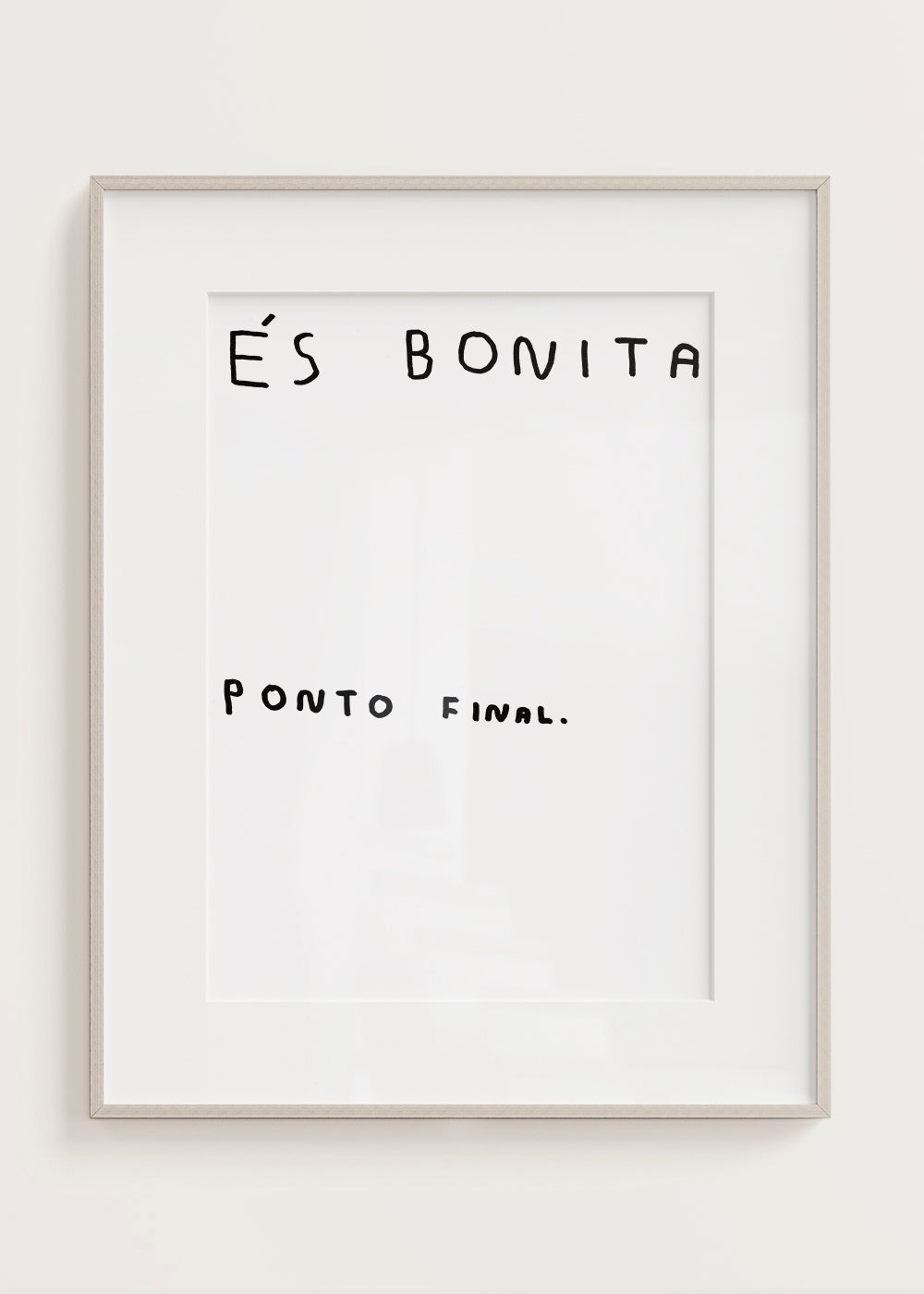 ÉS BONITA PONTO FINAL