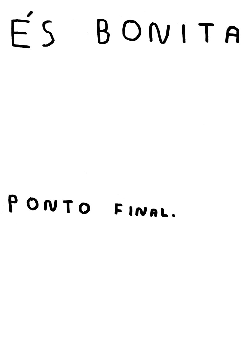 ÉS BONITA PONTO FINAL