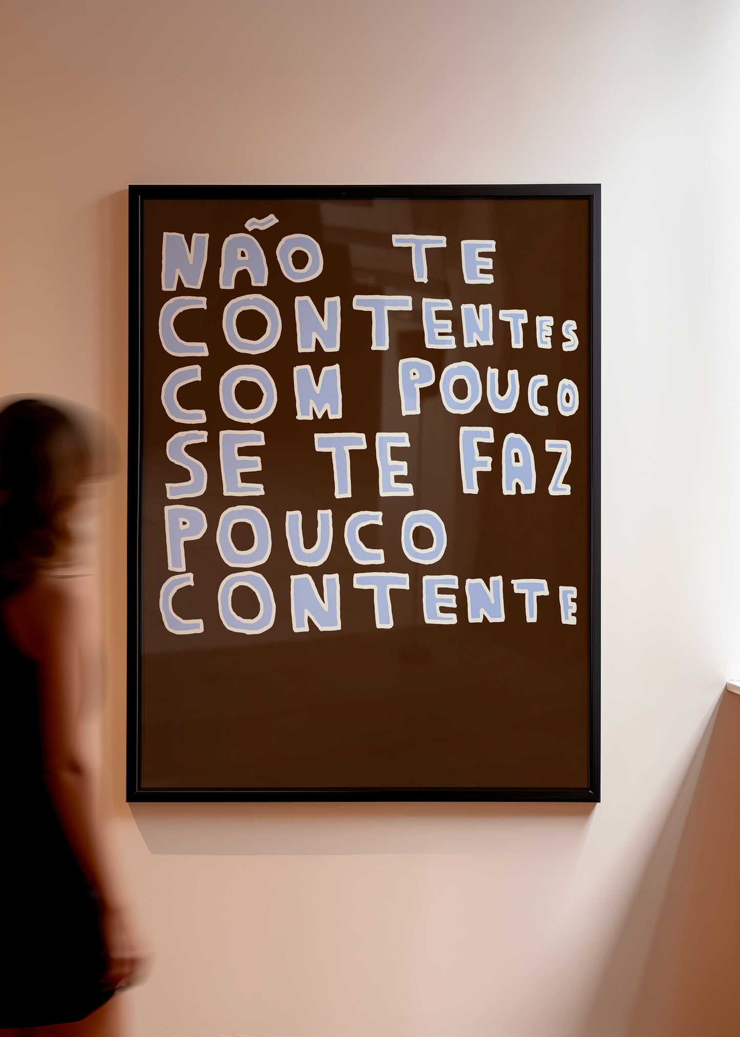 NÃO TE CONTENTES COM POUCO