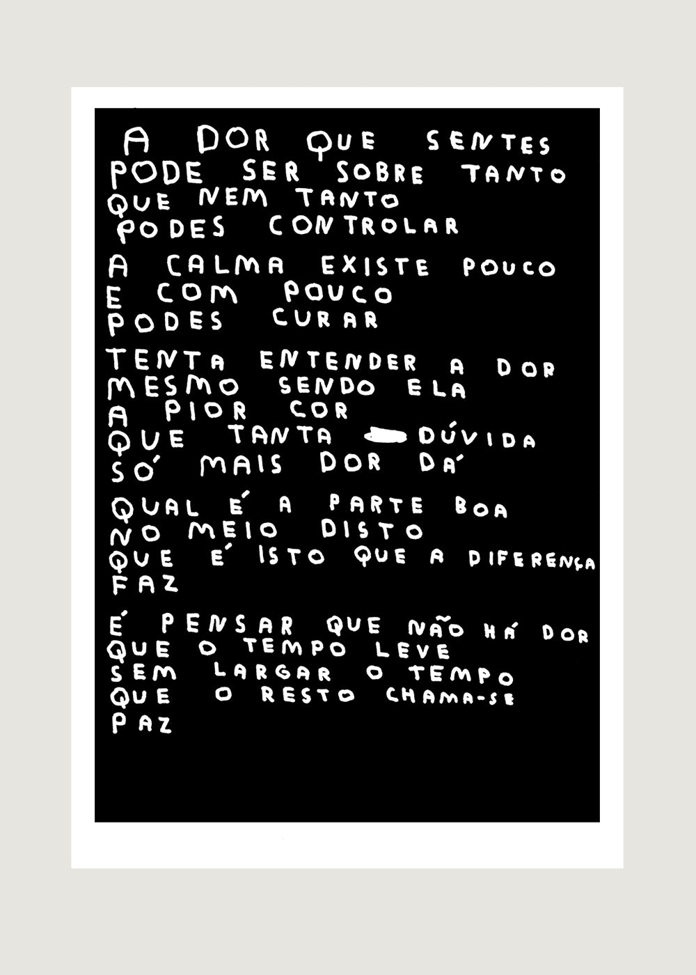 A DOR QUE SENTES