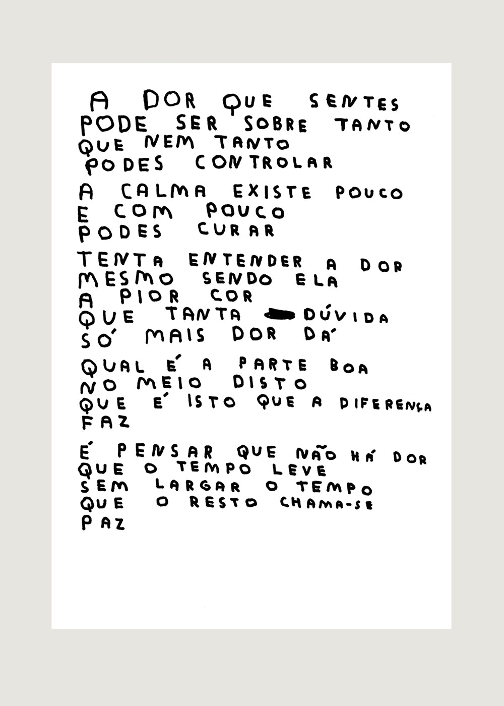 A DOR QUE SENTES