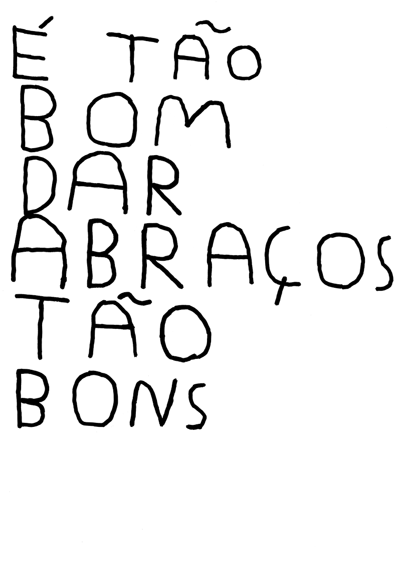 É TÃO BOM DAR ABRAÇOS