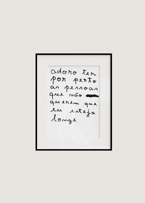 ADORO TER POR PERTO