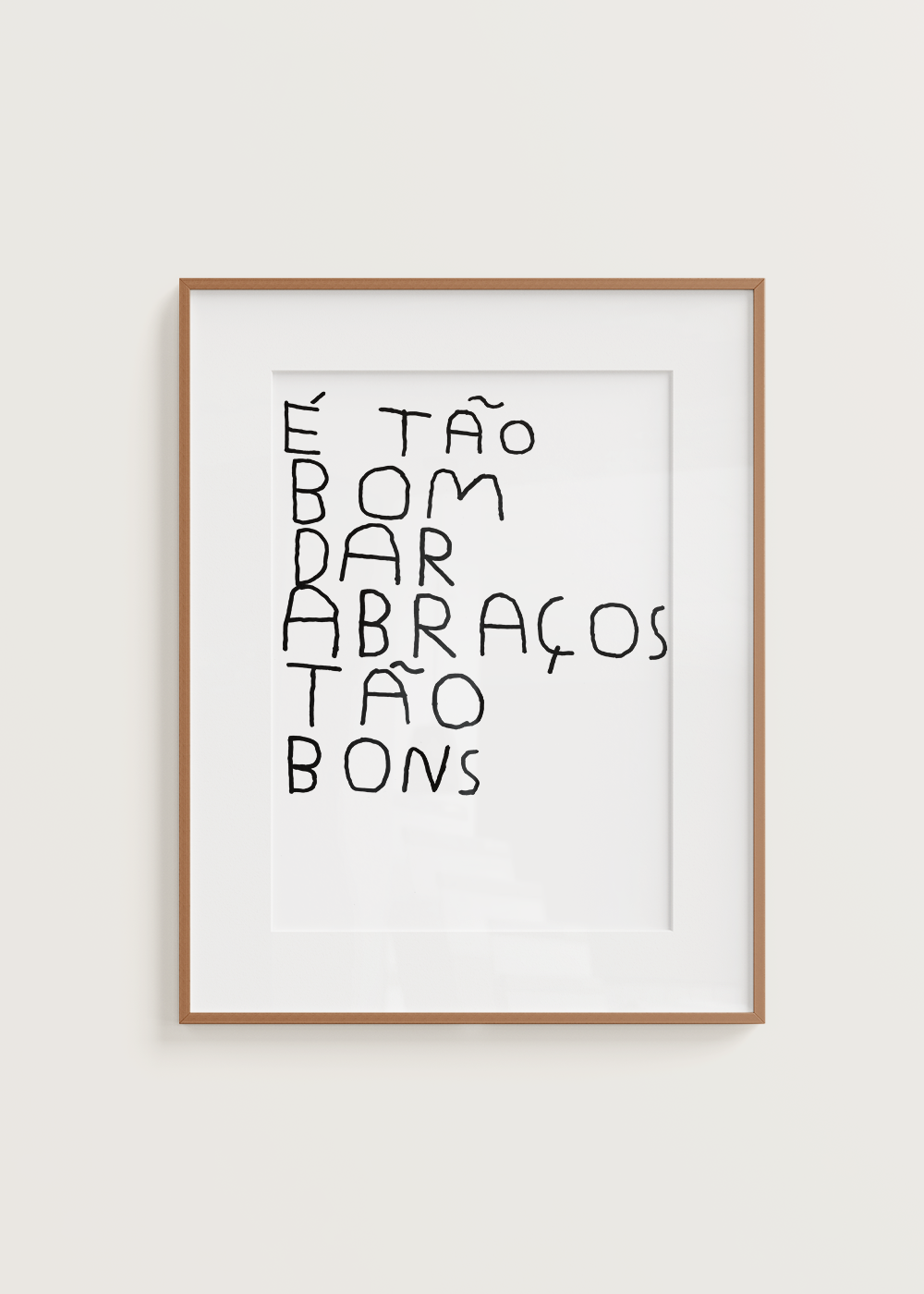 É TÃO BOM DAR ABRAÇOS