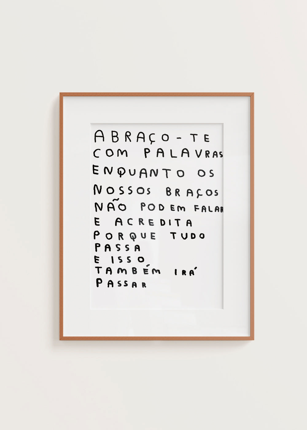 ABRAÇO-TE COM PALAVRAS