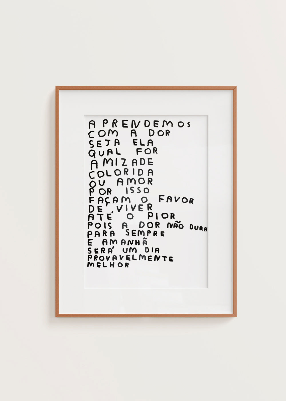 APRENDEMOS COM A DOR