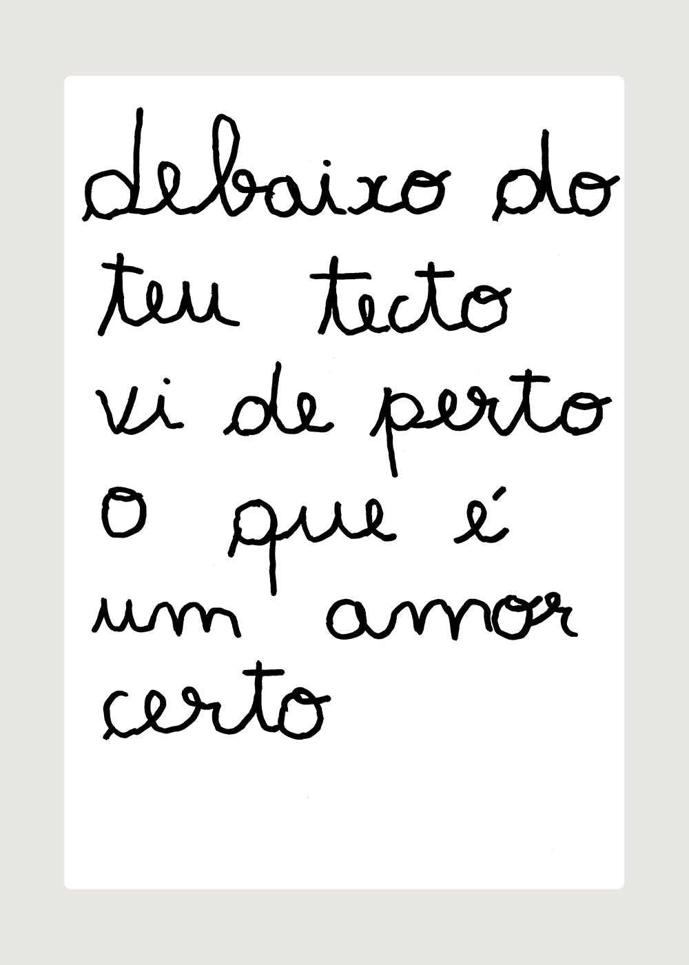 DEBAIXO DO TEU TECTO