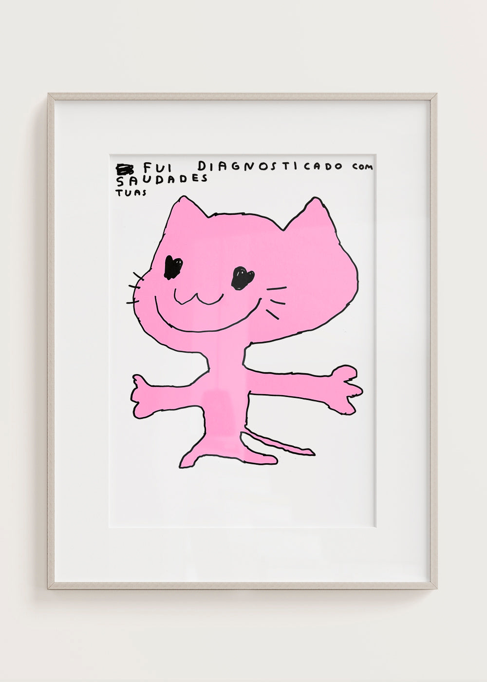 FUI DIAGNOSTICADO COM SAUDADES TUAS