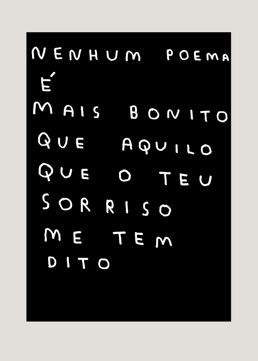 NENHUM POEMA