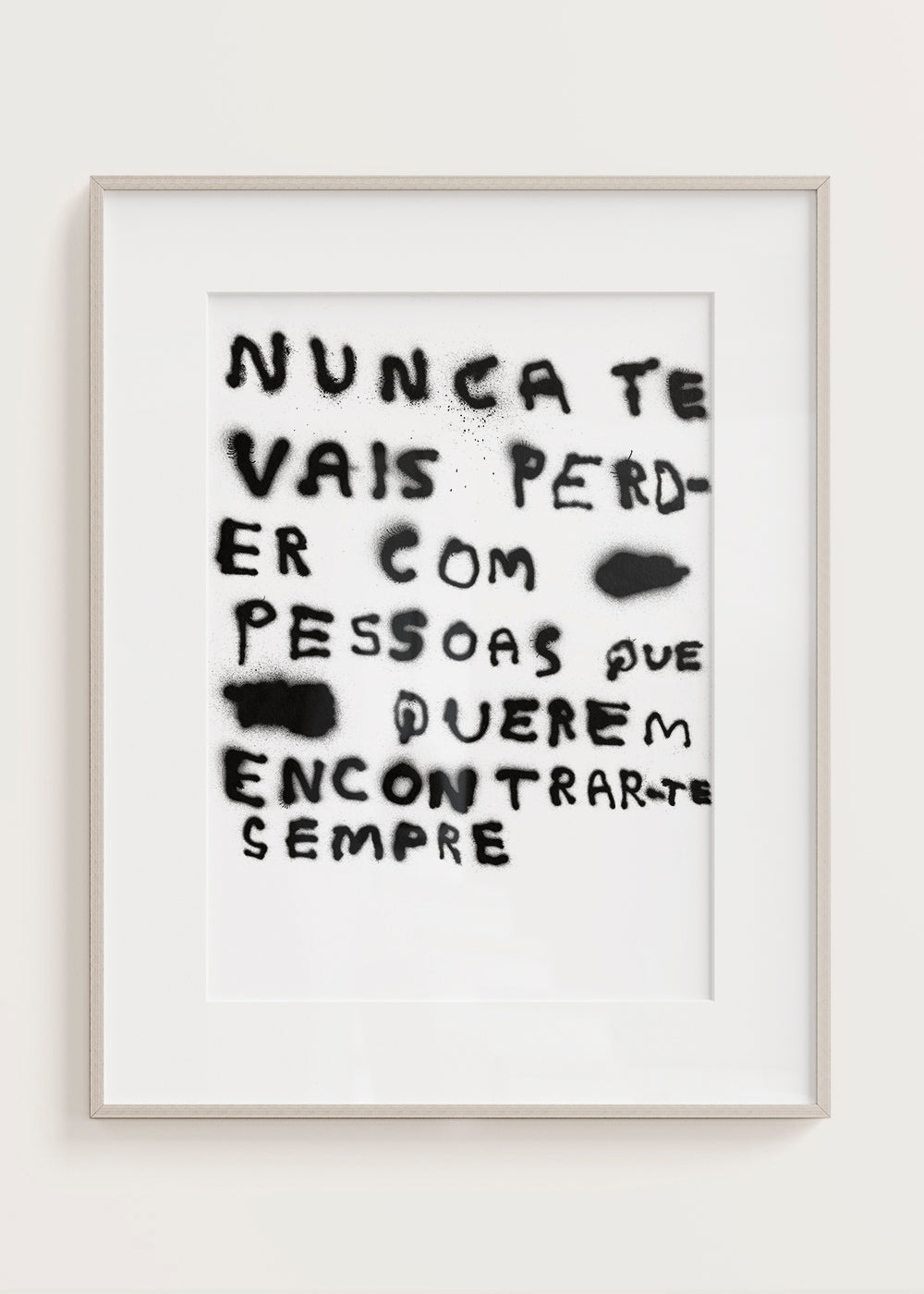 NUNCA TE VAIS PERDER