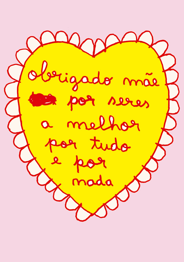 OBRIGADO MÃE POR SERES A MELHOR