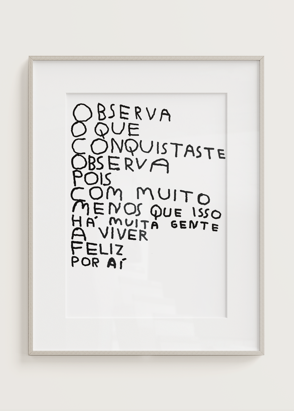 OBSERVA O QUE CONQUISTASTE