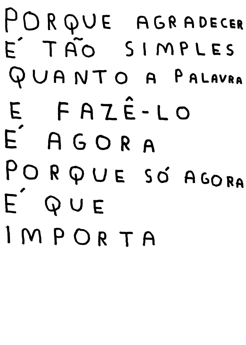 PORQUÊ AGRADECER