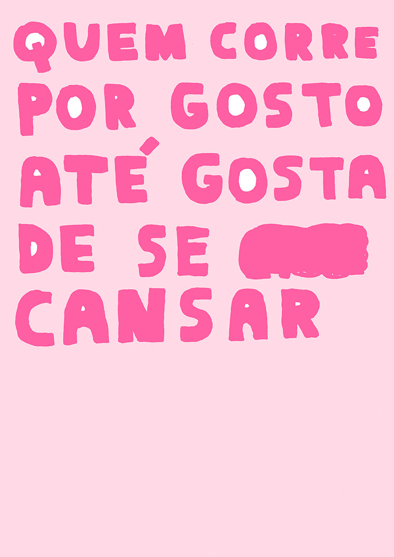 QUEM CORRE POR GOSTO