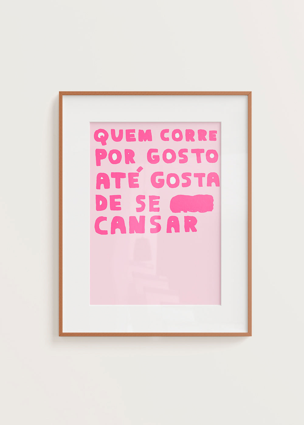 QUEM CORRE POR GOSTO