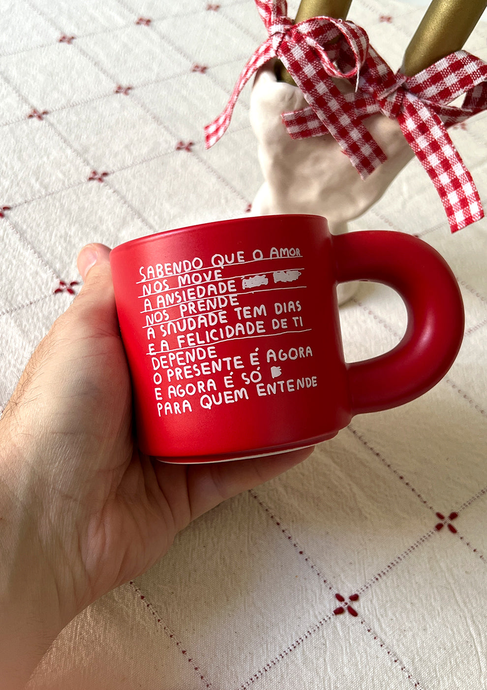 SABENDO QUE O AMOR NOS MOVE (caneca)