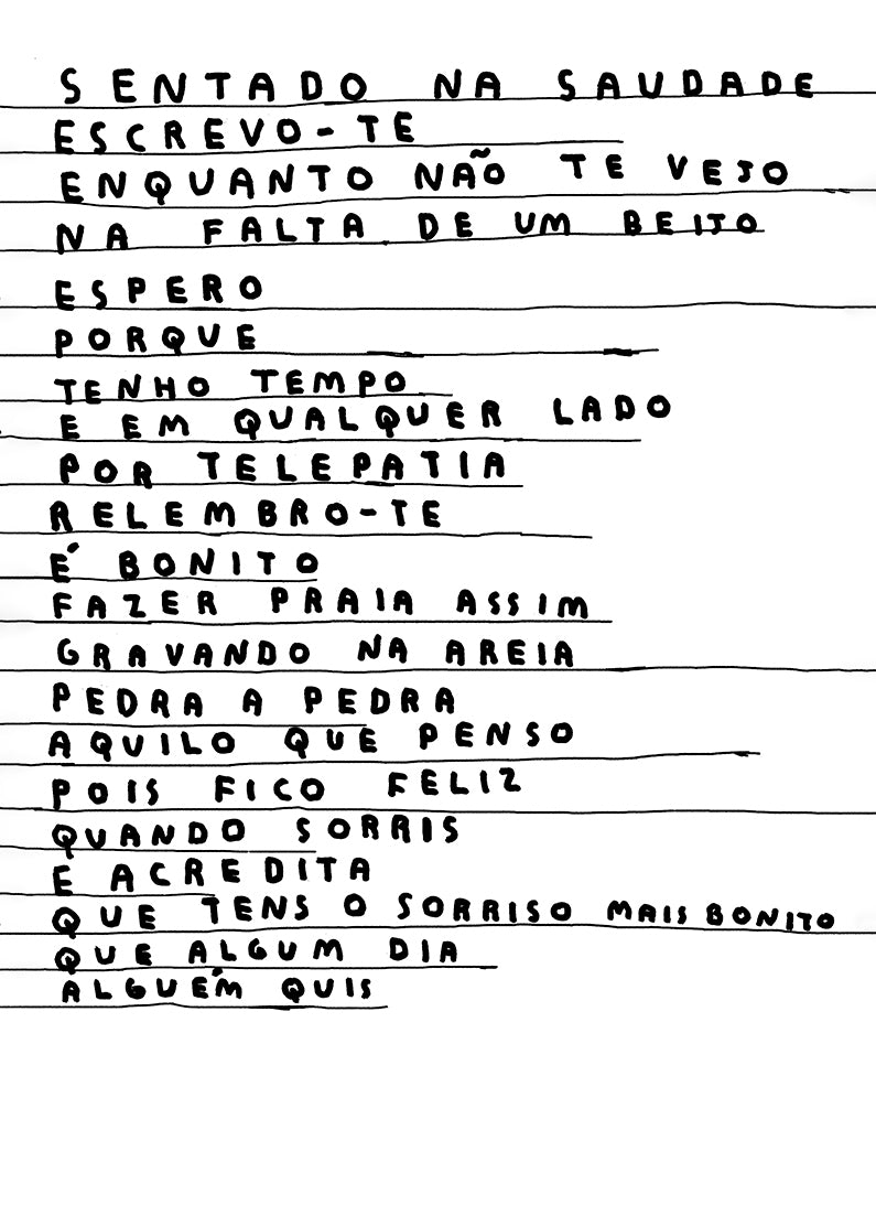 SITTING IN SAUDADE