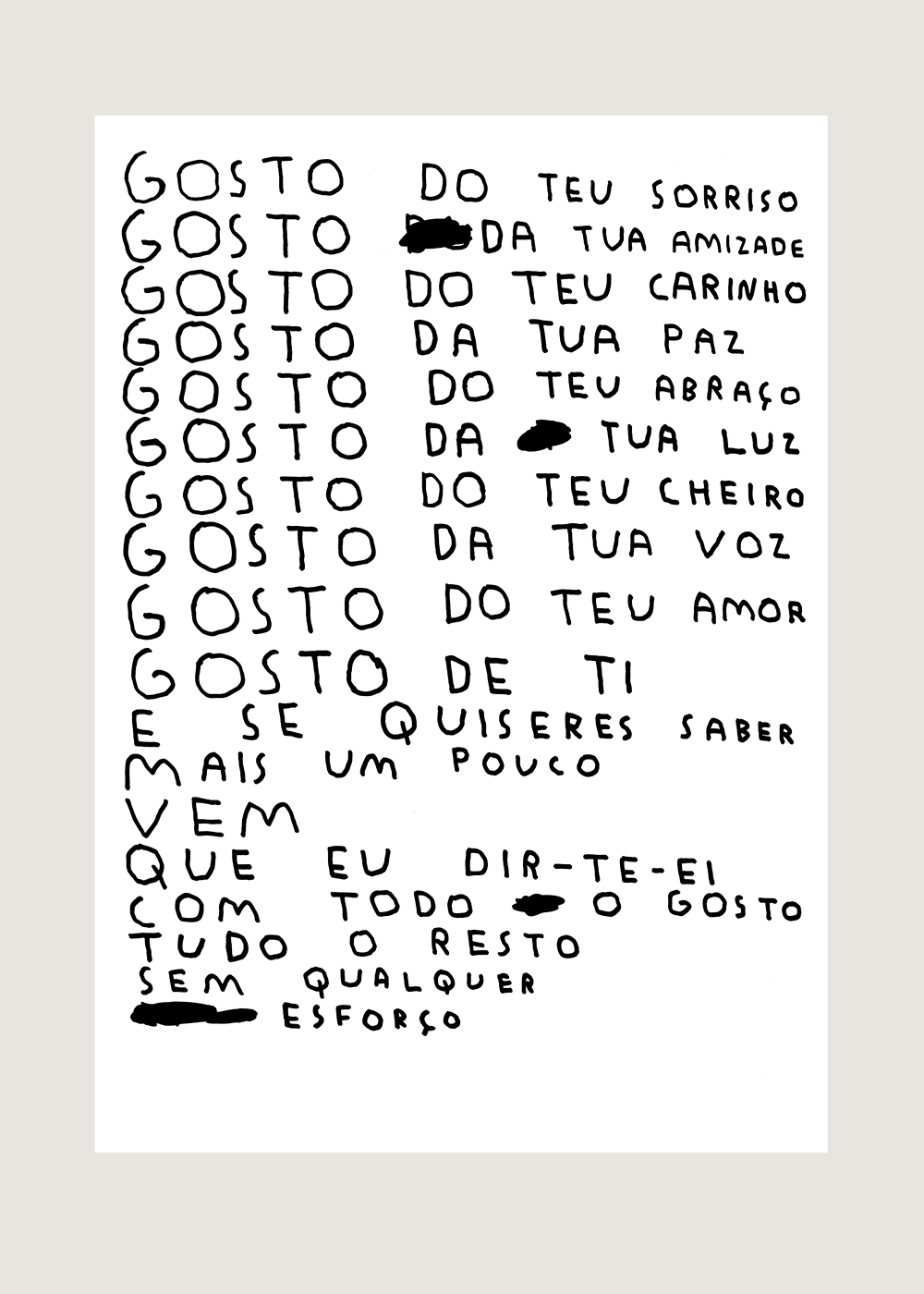 GOSTO DE TI