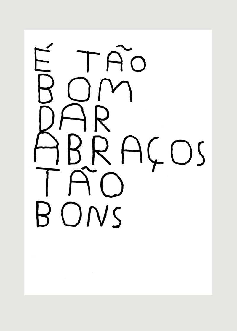 É TÃO BOM DAR ABRAÇOS